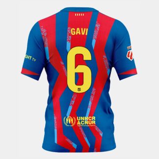 Barcelona El Clásico GAVI 6 Fourth Kit 25-26