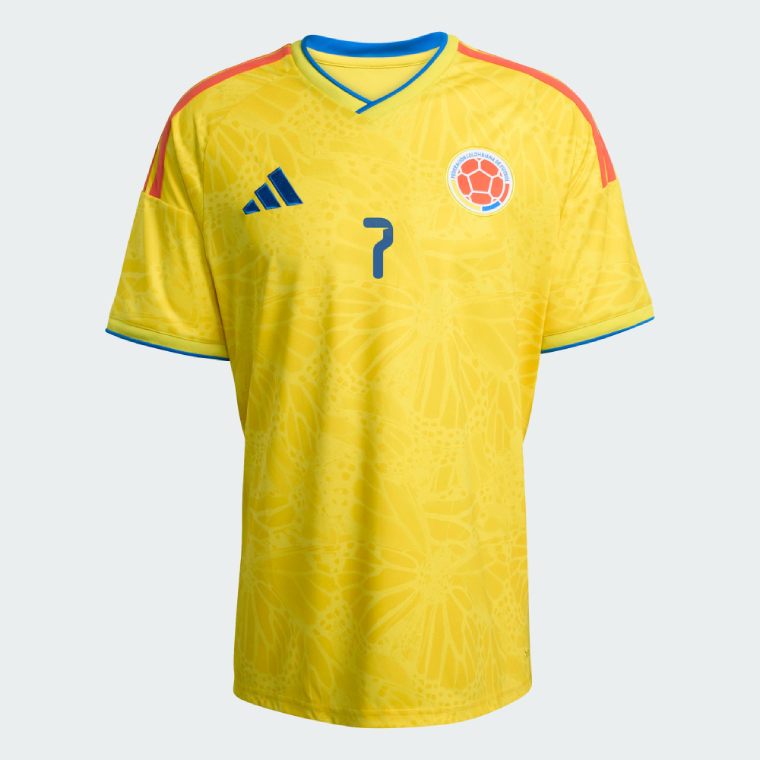 Colombia Home LUIS DIAZ 7 Jersey 2026 - Image 2