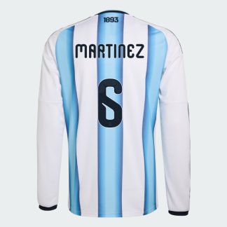 Argentina Home MARTINEZ 6 World Cup Long Sleeve Jersey 2026