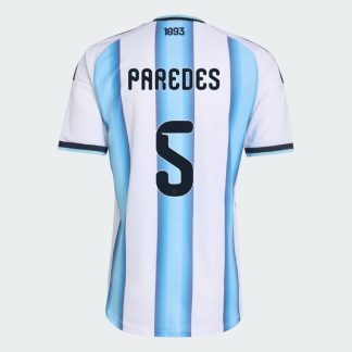 Argentina Home PAREDES 5 World Cup Jersey 2026 (Player Version)