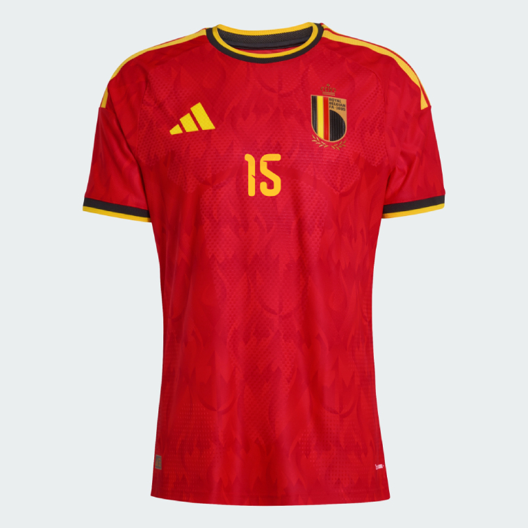 Belgium Home MEUNIER 15 World Cup Jersey 2026 (Player Version)