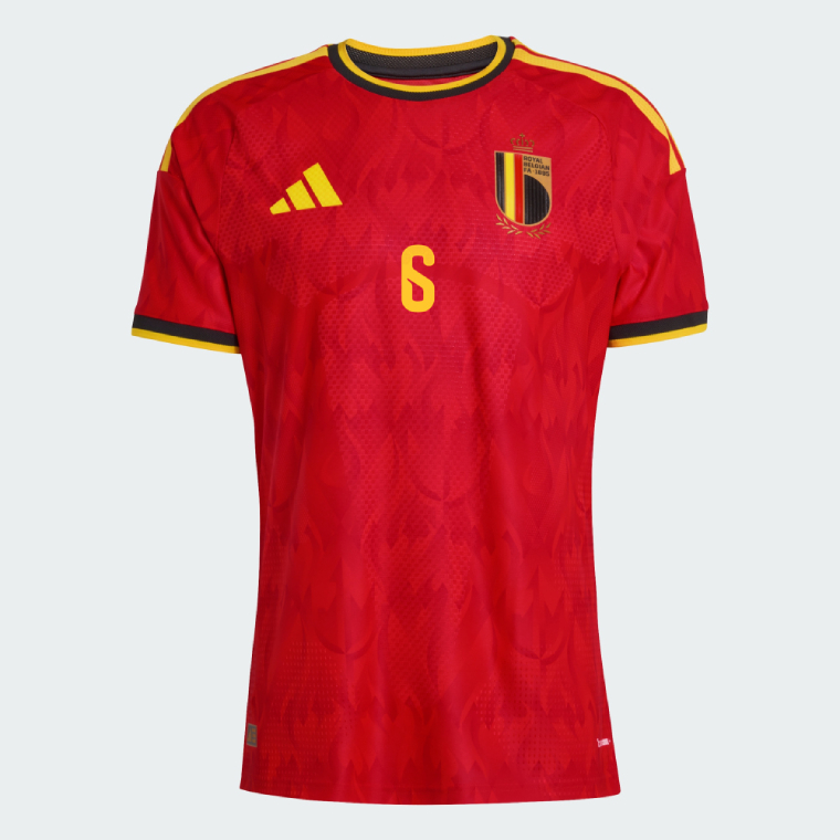 Belgium Home WITSEL 6 World Cup Jersey 2026 (Player Style)