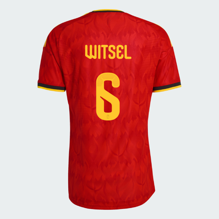 Belgium Home WITSEL 6 World Cup Jersey 2026 (Player Style)
