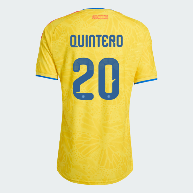 Colombia Home QUINTERO 20 World Cup Jersey 2026 (Player Version)