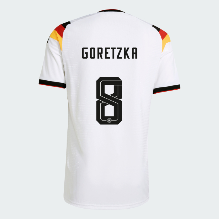 Germany Home GORETZKA 8 World Cup Jersey 2026 (Player Version)