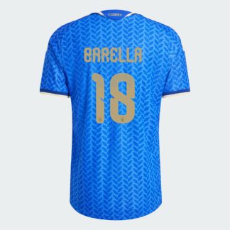 Italy Home BARELLA 18 World Cup Jersey 2026 (Player Version)