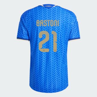 Italy Home BASTONI 21 World Cup Jersey 2026 (Player Version)