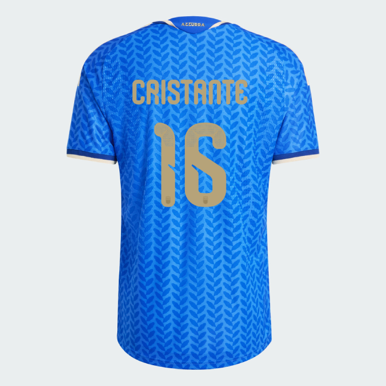 Italy Home CRISTANTE 16 World Cup Jersey 2026 (Player Version)