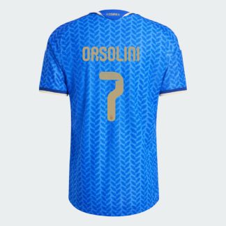 Italy Home ORSOLINI 7 World Cup Jersey 2026 (Player Version)