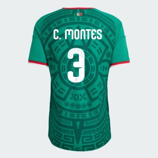 Mexico Home C. MONTES 3 World Cup Jersey 2026 (Player Version)