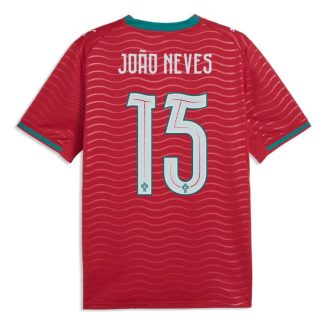 Portugal Home JOÃO NEVES 15 World Cup Jersey 2026