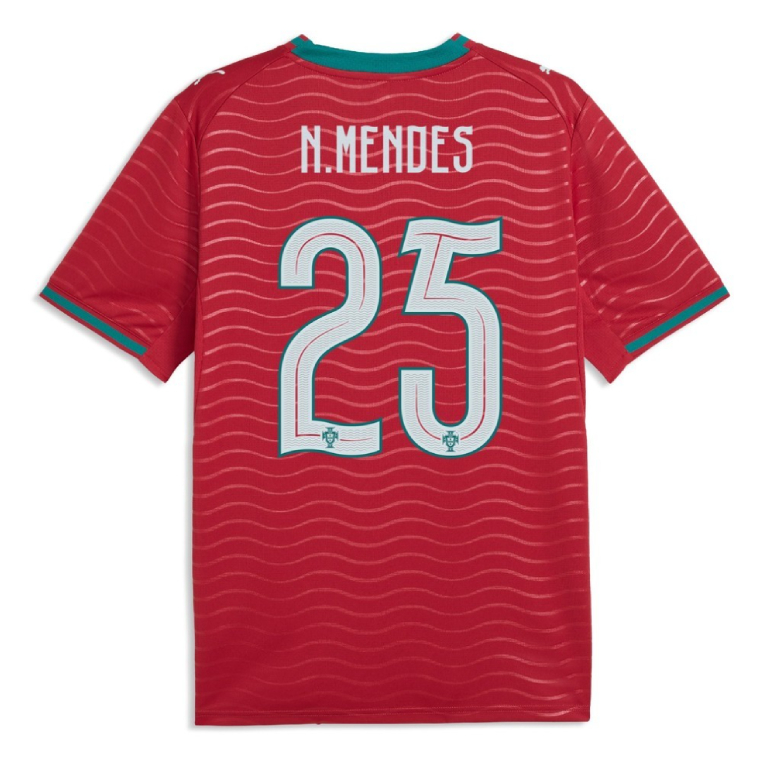 Portugal Home N.MENDES 25 World Cup Jersey 2026