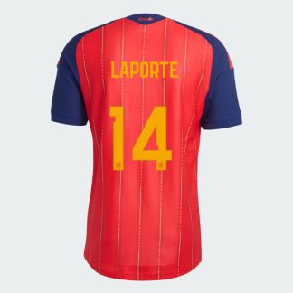 Spain Home LAPORTE 14 World Cup Jersey 2026 (Player Version)