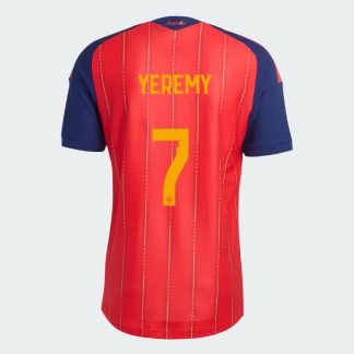 Spain Home YEREMY 7 World Cup Jersey 2026 (Player Version)