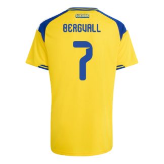 Sweden Home BERGVALL 7 World Cup Jersey 2026