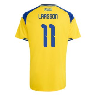 Sweden Home LARSSON 11 World Cup Jersey 2026