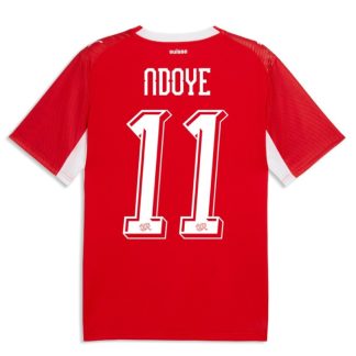 Switzerland Home NDOYE 11 World Cup Jersey 2026
