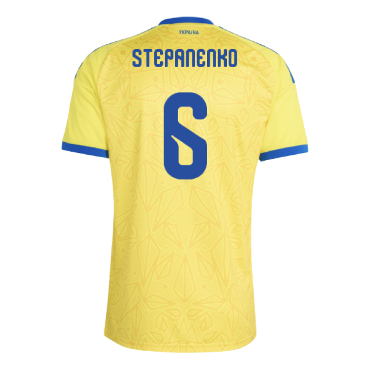Ukraine Home STEPANENKO 6 World Cup Jersey 2026