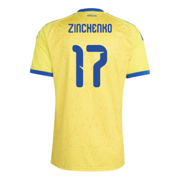 Ukraine Home ZINCHENKO 17 World Cup Jersey 2026