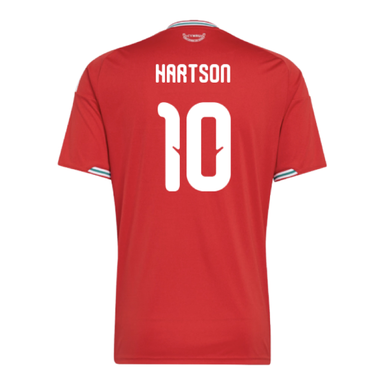 Wales Home HARTSON 10 World Cup Jersey 2026