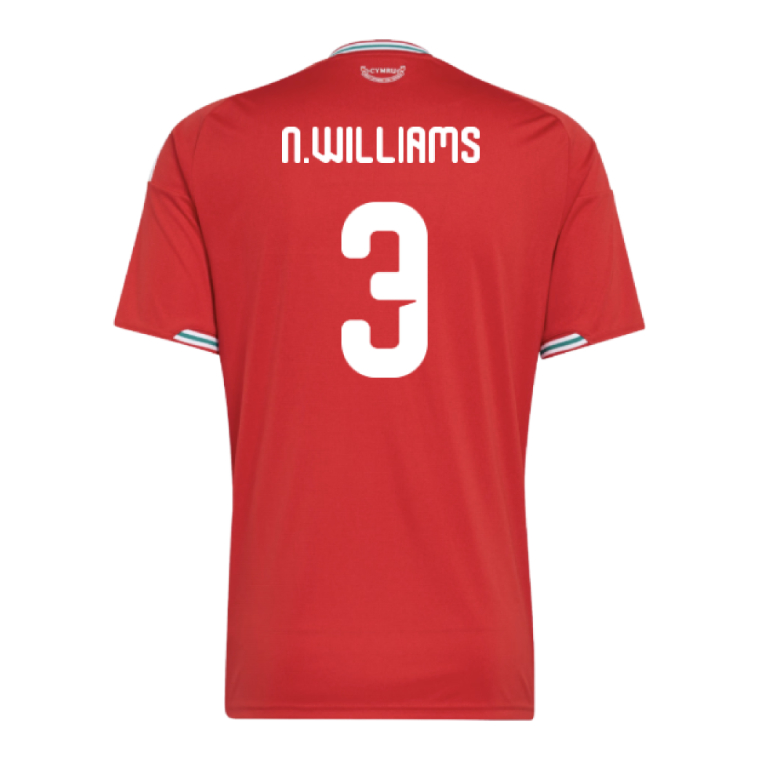 Wales Home N.WILLIAMS 3 World Cup Jersey 2026