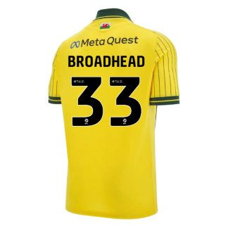 Wrexham Away BROADHEAD 33 Jersey 25-26