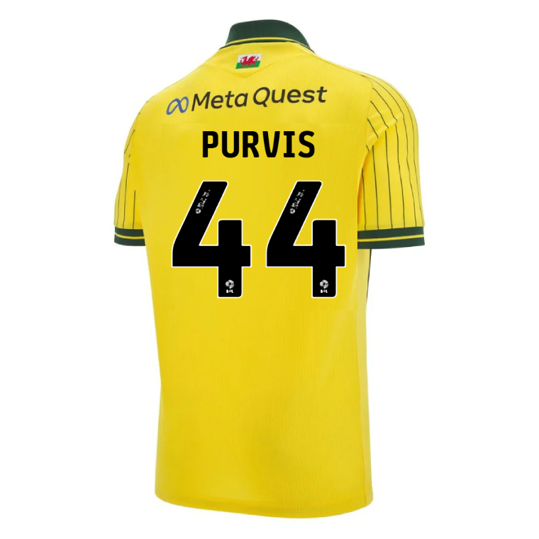 Wrexham Away PURVIS 44 Jersey 25-26