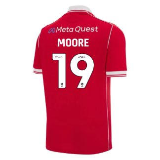 Wrexham Home MOORE 19 Jersey 25-26