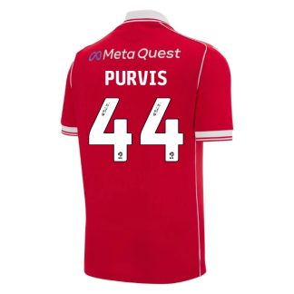 Wrexham Home PURVIS 44 Jersey 25-26