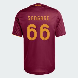 AS Roma Home SANGARE 66 Jersey 25-26 (Player Version)