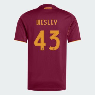 AS Roma Home WESLEY 43 Jersey 25-26