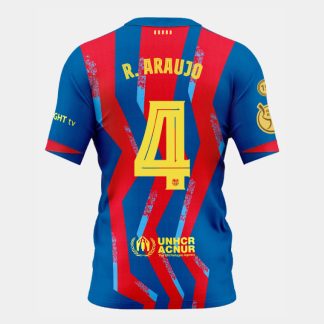 Barcelona R. ARAUJO 4 Supercopa de España Final Jersey 25-26