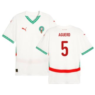 Morocco Away AGUERD 5 AFCON Jersey 2025