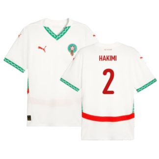 Morocco Away HAKIMI 2 AFCON Jersey 2025
