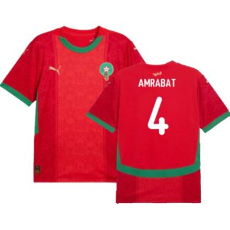 Morocco Home AMRABAT 4 AFCON Jersey 2025