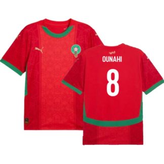 Morocco Home OUNAHI 8 AFCON Jersey 2025