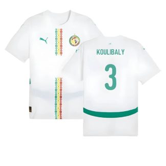 Senegal Home KOULIBALY 3 AFCON Jersey 2025