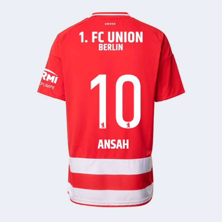 Union Berlin Home ANSAH 10 Jersey 25-26