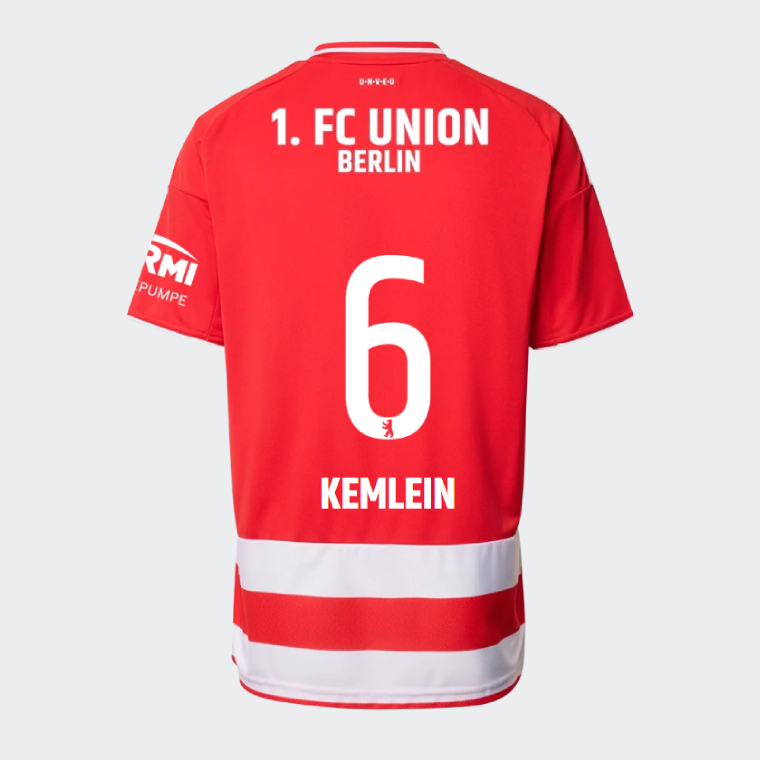 Union Berlin Home KEMLEIN 6 Jersey 25-26
