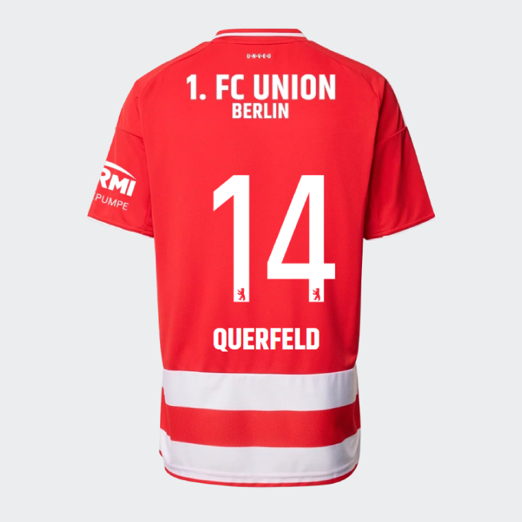 Union Berlin Home QUERFELD 14 Jersey 25-26